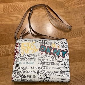 NWOT DKNY Bryant Park Graffiti Crossbody Purse.